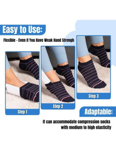 Kit de Ayuda para Medias de Compresión - Ergonomía y Comodidad 2