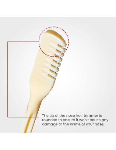 Recortador de Vello Nasal Nikken Hanagetter 10 Piezas