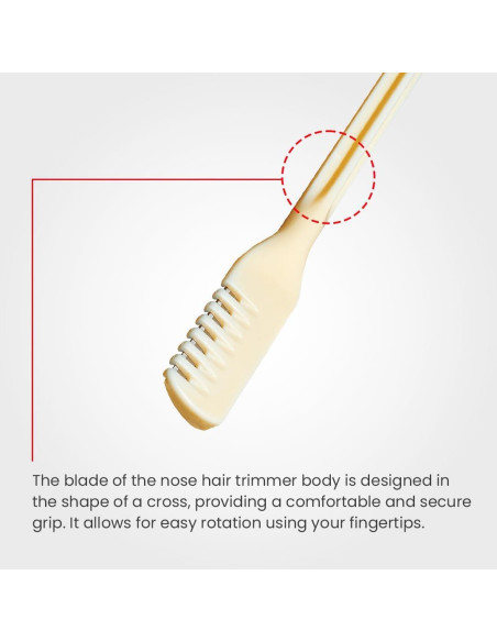 Recortador de Vello Nasal Nikken Hanagetter 10 Piezas