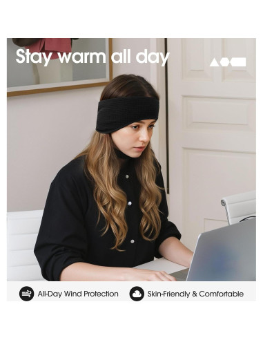 Diadema de Forro Polar SUNMECI - Ligeras y Cálidas para Invierno
