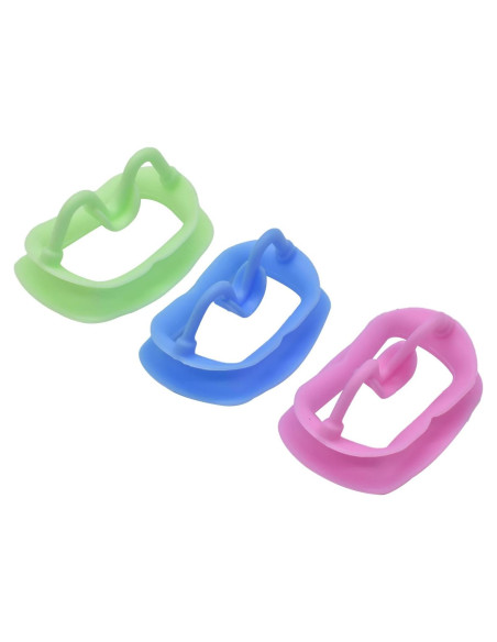 Abre Boca de Silicona Angzhili 3 Pcs Retractor Dental Abre Boca de Silicona Angzhili 3 Pcs Retractor Dental