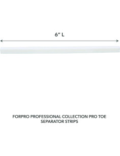 Tiras Separadoras de Dedos ForPro, 100 Unidades, 15.24 cm, Blanco 2