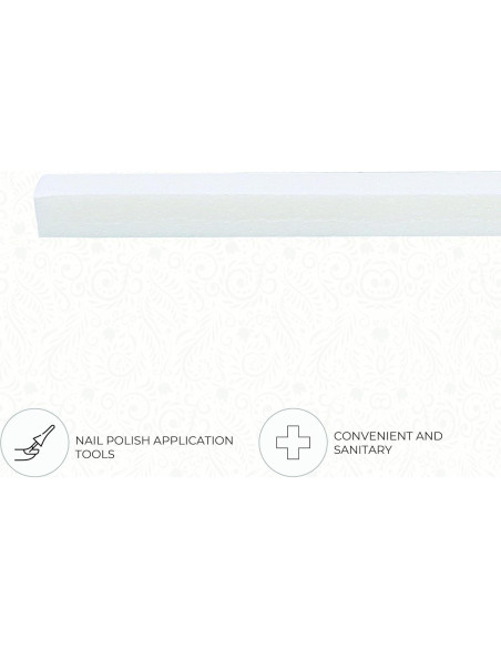 Tiras Separadoras de Dedos ForPro, 100 Unidades, 15.24 cm, Blanco