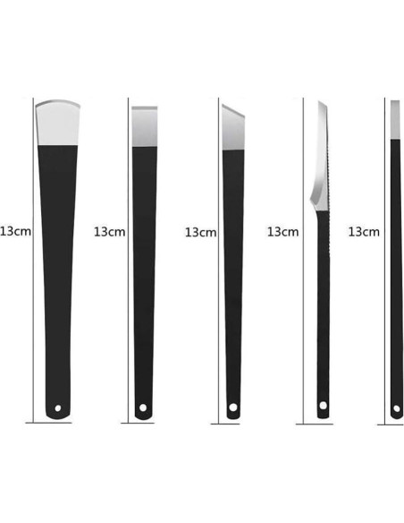 Kit de Cuchillos de Pedicura Profesional GSHLLO 6 Pcs