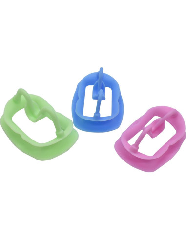 Abre Boca de Silicona Angzhili 3 Pcs Retractor Dental