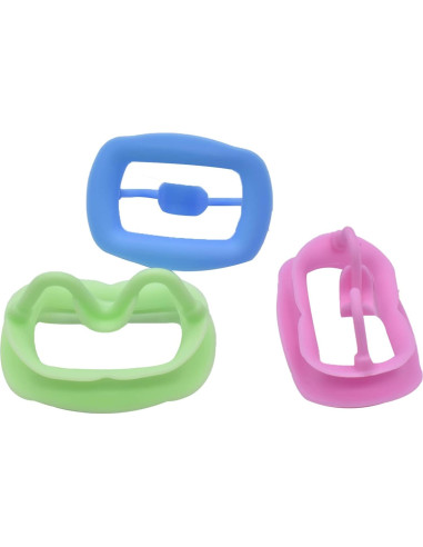 Abre Boca de Silicona Angzhili 3 Pcs Retractor Dental