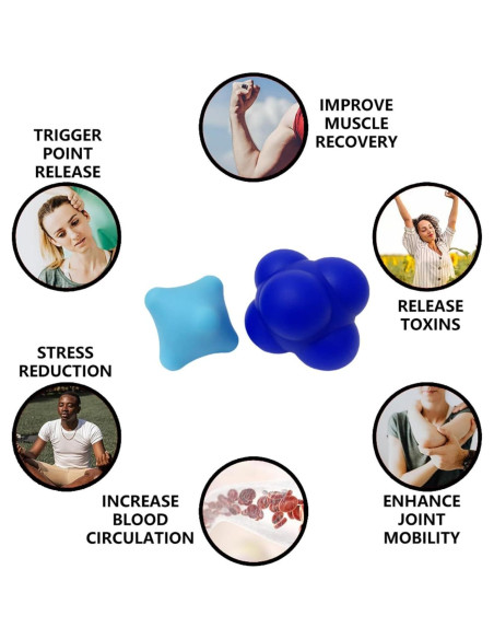 Juego de Pelotas de Masaje y Entrenamiento AEIKINISIS 2 Piezas