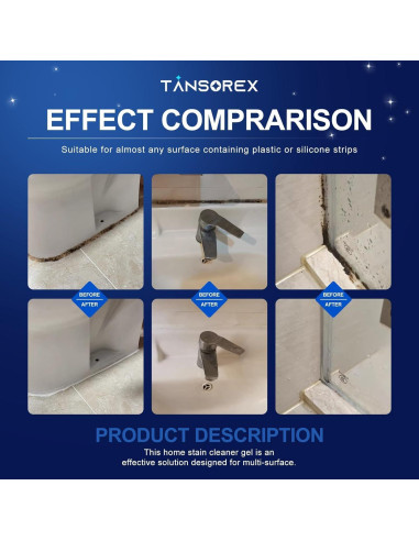 Gel Quitamanchas TANSOREX 385 ml Limpieza Profunda No Tóxico