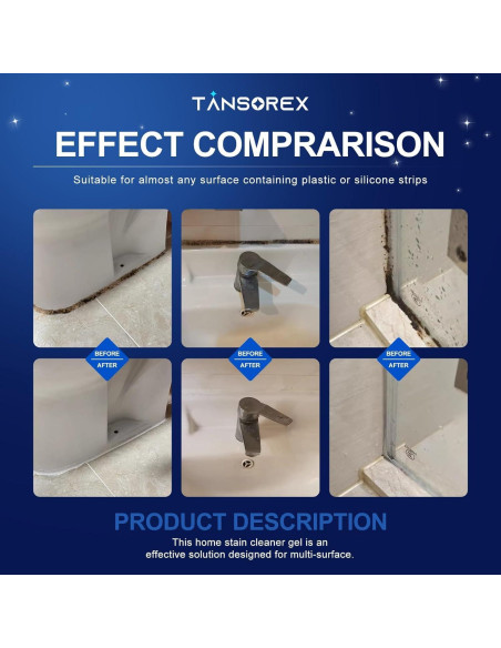Gel Quitamanchas TANSOREX 385 ml Limpieza Profunda No Tóxico