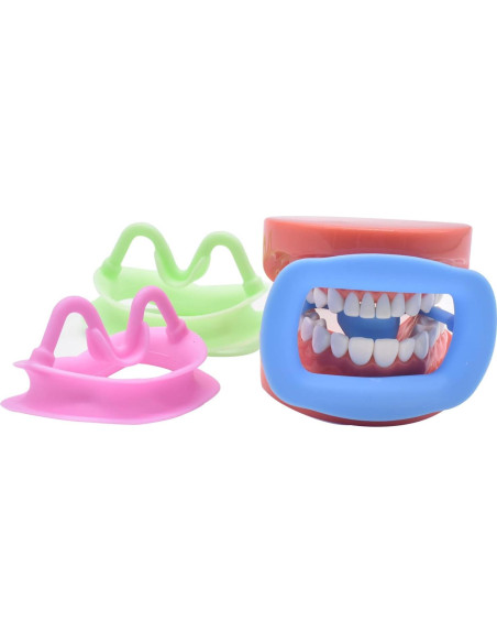 Abre Boca de Silicona Angzhili 3 Pcs Retractor Dental Abre Boca de Silicona Angzhili 3 Pcs Retractor Dental