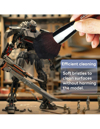 Kit de Cepillos de Limpieza Stedi MS-81SET para Modelismo