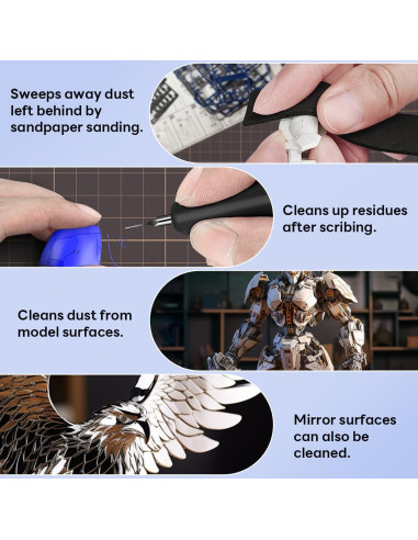 Kit de Cepillos de Limpieza Stedi MS-81SET para Modelismo