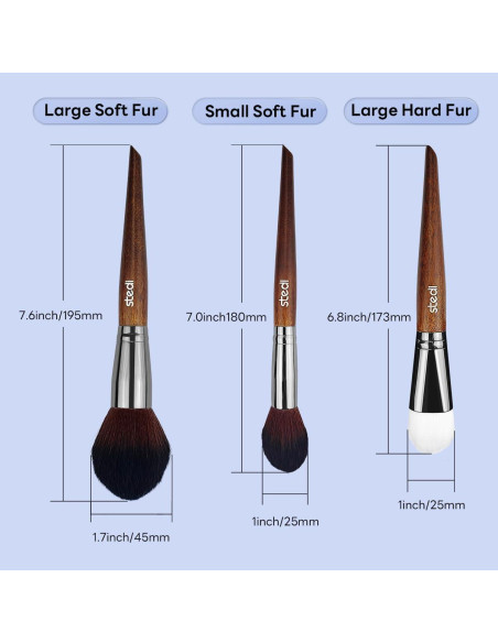 Kit de Cepillos de Limpieza Stedi MS-81SET para Modelismo