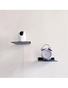 Estante Flotante de Metal NUTNAPH 6.5" Negro 3mm para Pared 2