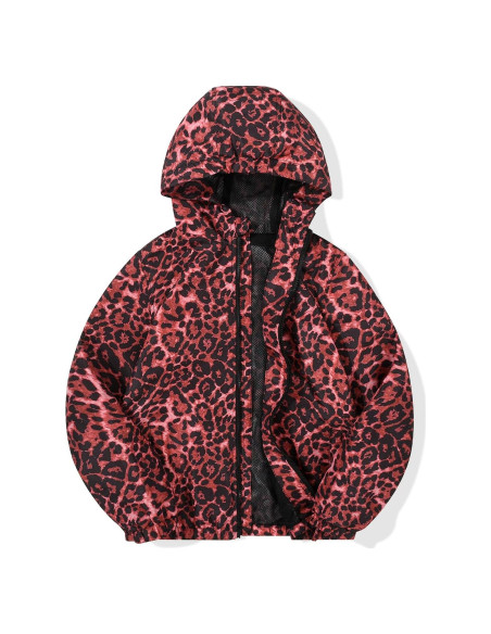 Chaqueta de Lluvia Impermeable Joyson para Niñas 8-9 Años