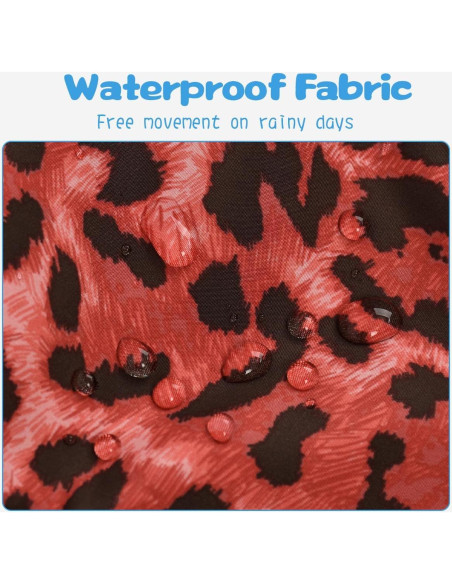 Chaqueta de Lluvia Impermeable Joyson para Niñas 8-9 Años