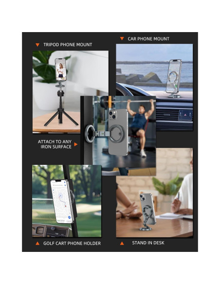 Soporte Magnético Doble CAMOLO MG-02 Plus para Teléfono