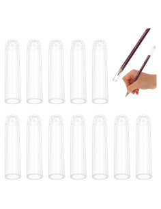 Tapa de Lápiz de Plástico Vin Beauty - 24 Pcs Transparente