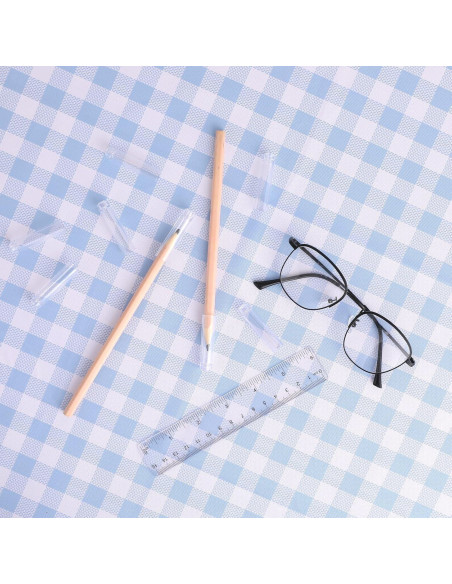 Tapa de Lápiz de Plástico Vin Beauty - 24 Pcs Transparente