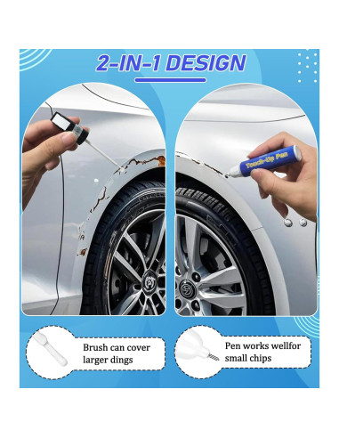 Pintura de Retoque Negra Autattooffic 30 ml para Coches