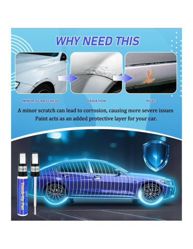 Pintura de Retoque Negra Autattooffic 30 ml para Coches