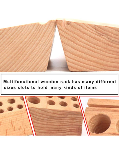 Soporte Organizador de Herramientas de Cuero QMNNMA 68 Agujeros