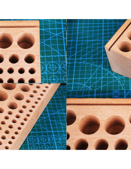 Soporte Organizador de Herramientas de Cuero QMNNMA 68 Agujeros