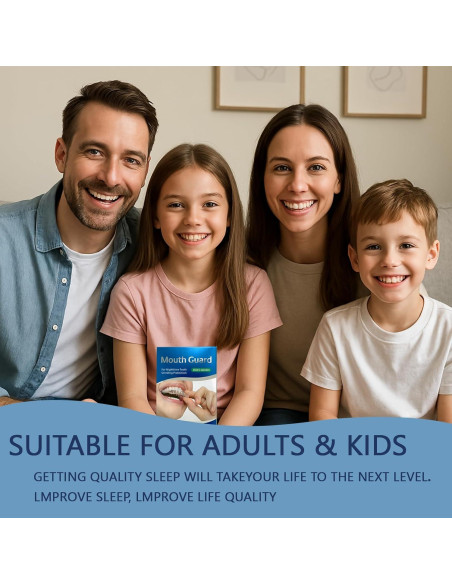 Protector Bucal Moldeable Fuzhou para Dormir - 4 Piezas