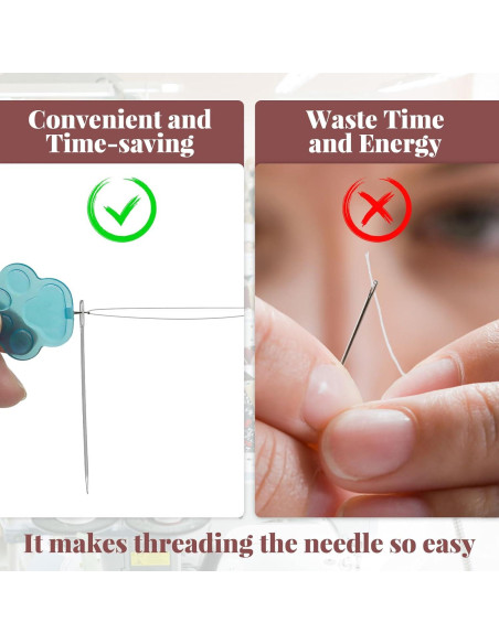 Enhebradores de Aguja Patita de Gato 7 Pcs Keepsweat