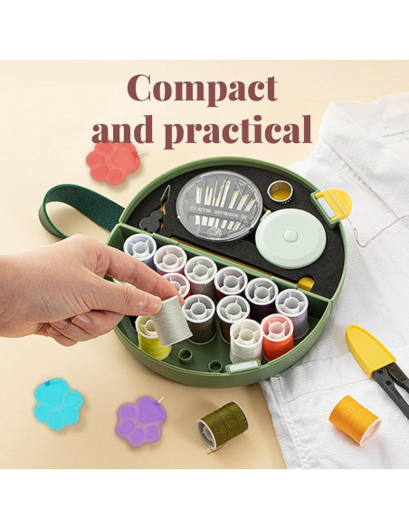 Enhebradores de Aguja Patita de Gato 7 Pcs Keepsweat