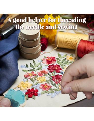 Enhebradores de Aguja Patita de Gato 7 Pcs Keepsweat