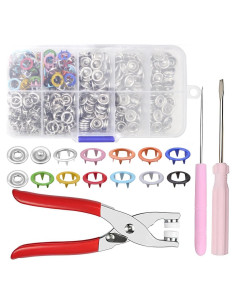 Kit de Broches de Presión SHBESHCD - 100 Juegos 9.5mm para Costura