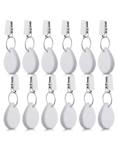 Pesas para Manteles Geiserailie 12 Pcs Gota de Agua Blanca
