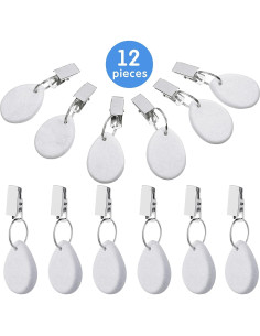 Pesas para Manteles Geiserailie 12 Pcs Gota de Agua Blanca 2