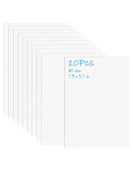 10 Hojas de Plástico Retráctil EllaYIDOI 20x14.5cm para Manualidades