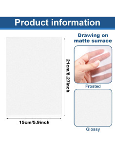 10 Hojas de Plástico Retráctil EllaYIDOI 20x14.5cm para Manualidades 2