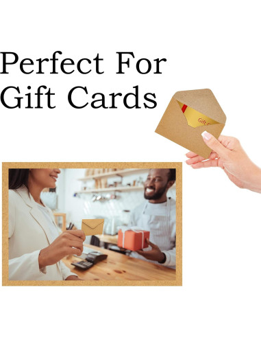 Mini Sobres Kraft 200 Pk 10.48x7.06 cm Upper Midland