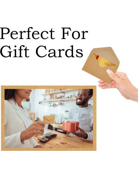 Mini Sobres Kraft 200 Pk 10.48x7.06 cm Upper Midland