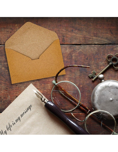 Mini Sobres Kraft 200 Pk 10.48x7.06 cm Upper Midland