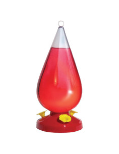 Alimentador de Colibrí Perky-Pet Dew Drop 946 ml Rojo