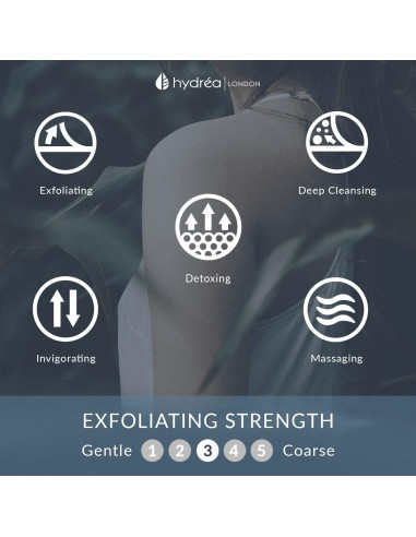 Guante Exfoliante Hydrea London Lufa Egipcia Orgánica 23x15cm