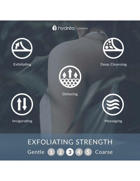 Guante Exfoliante Hydrea London Lufa Egipcia Orgánica 23x15cm