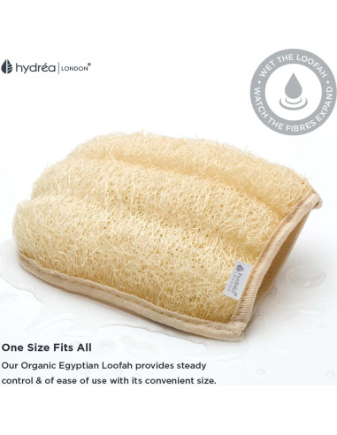 Guante Exfoliante Hydrea London Lufa Egipcia Orgánica 23x15cm
