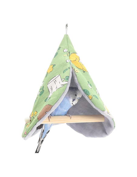 Manta de Cama para Aves FLAdorepet Nido de Loro Verde