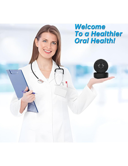 Caso de Retención UV Voraiya Negro con Ventilador y Espejo