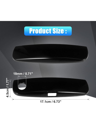 Cubierta de Manija Exterior X AUTOHAUX para Dodge Charger 2011-2021