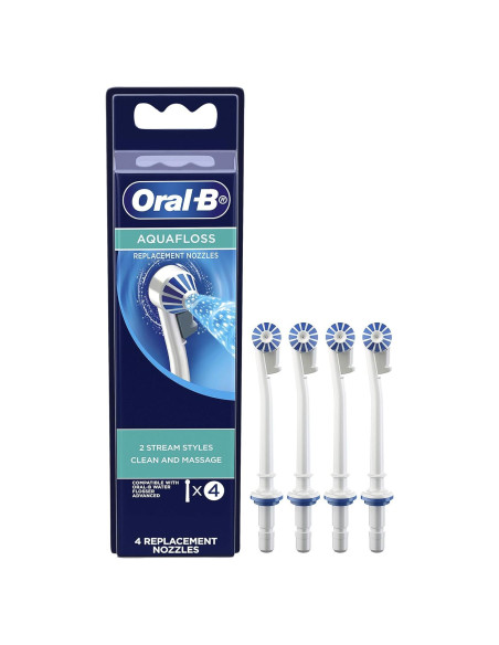 Boquillas Aquafloss Oral-B Avanzada, 4 Unidades