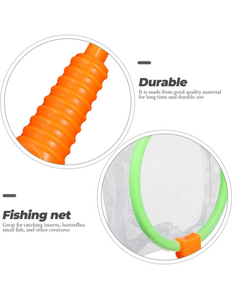 10 Redes de Captura Toddmomy para Niños - 22x12 cm