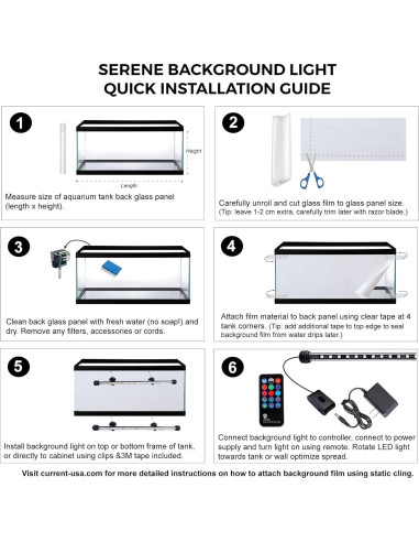 Kit de Luz LED para Acuario Current USA 121.9 cm Control Remoto
