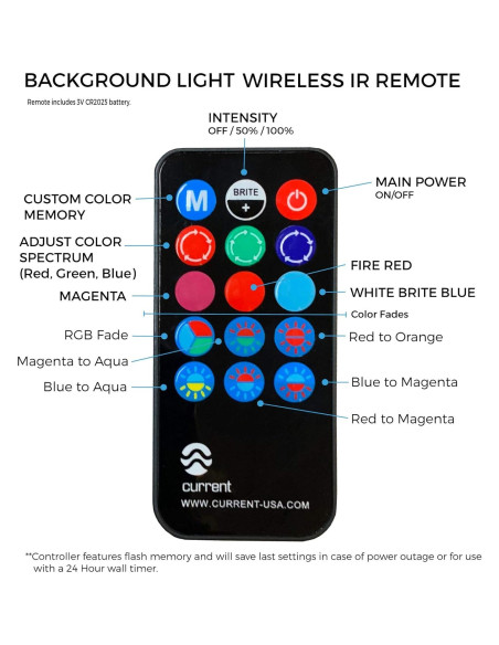 Kit de Luz LED para Acuario Current USA 121.9 cm Control Remoto